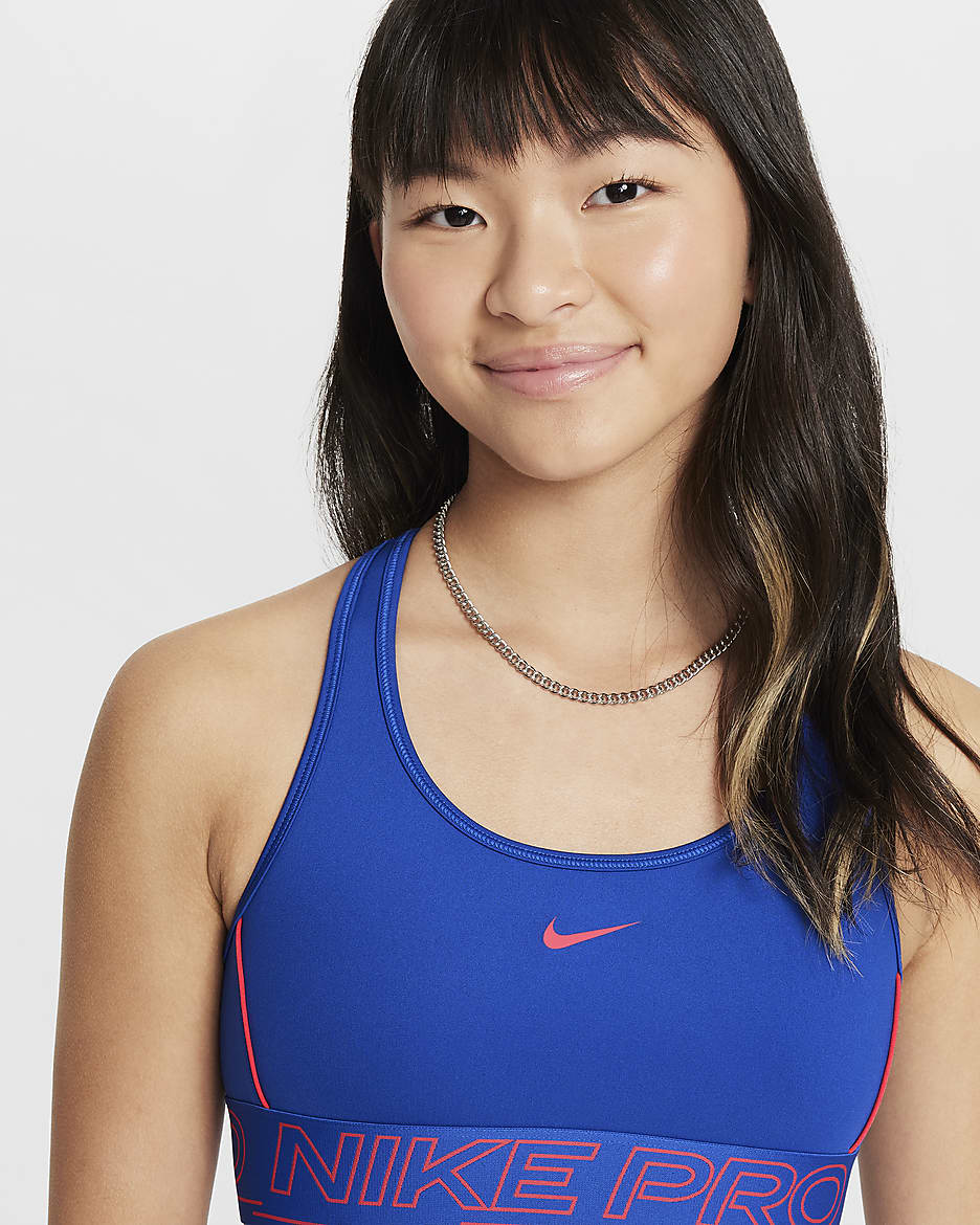 Nike Pro Swoosh Girls Sports Bra